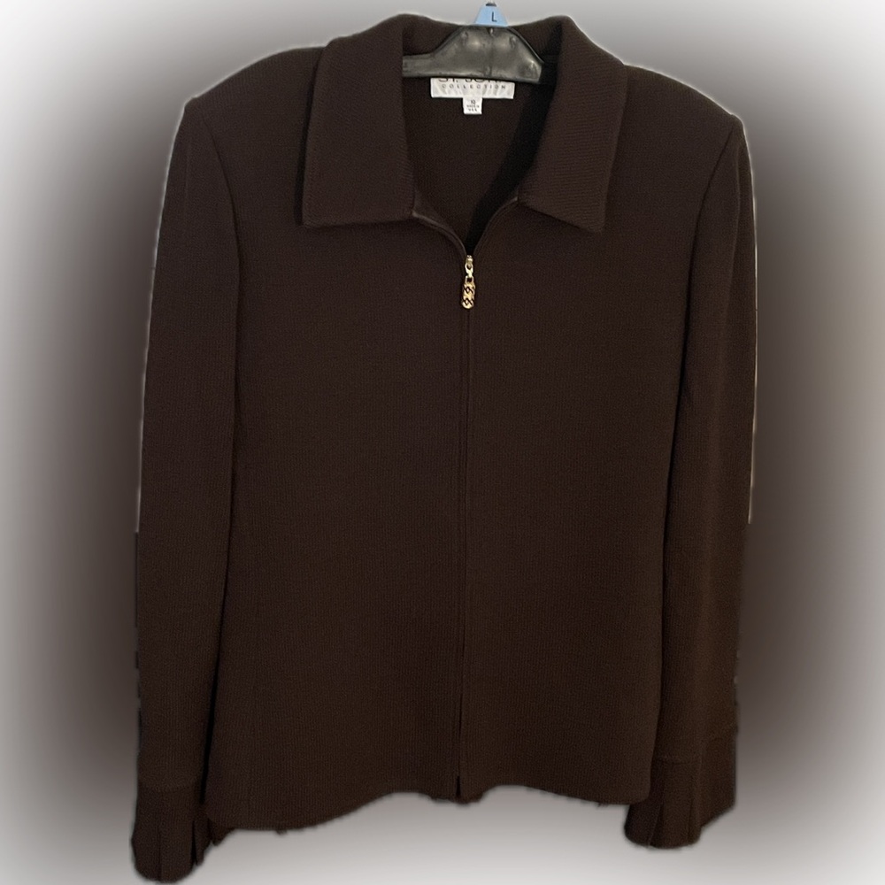 St. John Chocolate 3 piece Knit Skirt Set NWT, NWOT